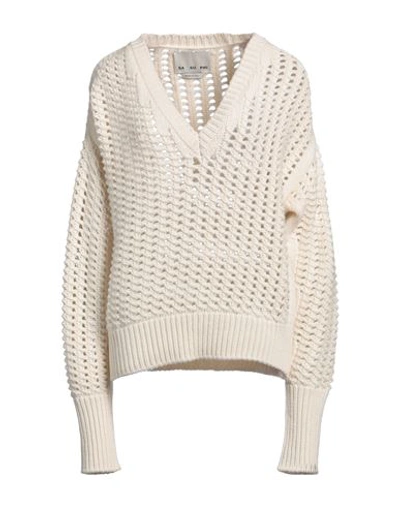 Sa Su Phi Woman Sweater Cream Size 4 Cashmere In White
