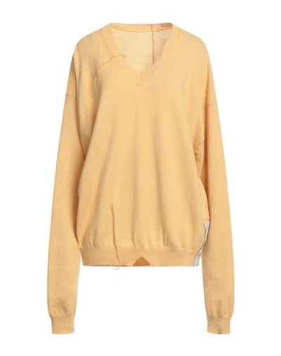 Ramael Woman Sweater Mustard Size S Cashmere, Wool In Yellow
