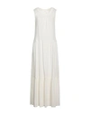 SEE BY CHLOÉ SEE BY CHLOÉ WOMAN MAXI DRESS WHITE SIZE XL COTTON