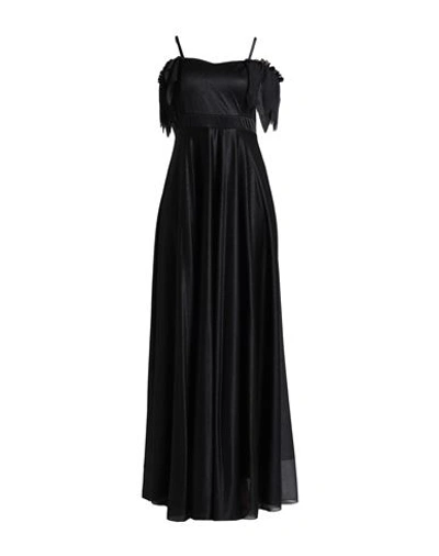Siste's Woman Maxi Dress Black Size Xs Polyester, Elastane