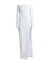 Monot Mônot Woman Maxi Dress White Size 4 Polyester In White