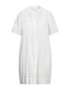 Hartford Woman Mini Dress Ivory Size 2 Cotton In White
