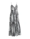 Actitude By Twinset Woman Maxi Dress White Size L Cotton In White