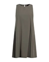 Rrd Woman Mini Dress Dark Green Size 2 Polyamide, Elastane In Green