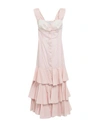 Levinia Woman Maxi Dress Blush Size M Cotton In Pink