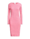 Patou Smocked Organic Cotton Dress In Pink