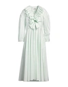 Jil Sander Woman Midi Dress Light Green Size 6 Polyester