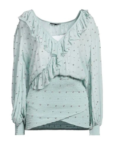 Retroféte Retrofête Woman Mini Dress Light Green Size S Silk
