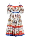 Dolce & Gabbana Woman Mini Dress White Size 10 Cotton In White