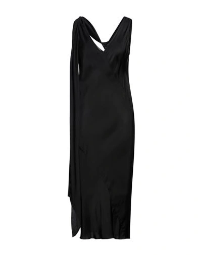 Vicolo Woman Maxi Dress Black Size M Viscose