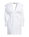 Iceberg Woman Mini Dress White Size 4 Cotton In White