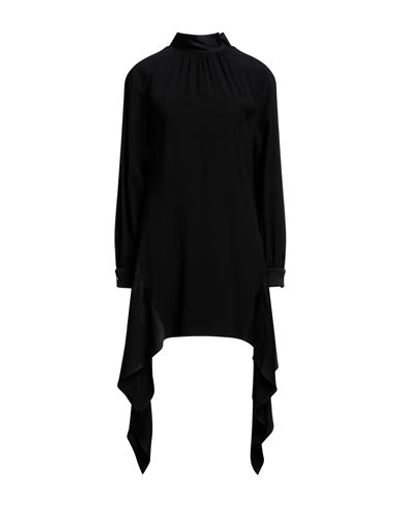 Just Cavalli Woman Mini Dress Black Size 8 Acetate, Viscose