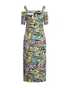 Just Cavalli Woman Midi Dress White Size 10 Polyester, Elastane In White