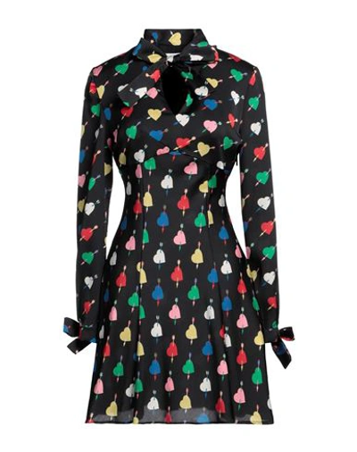 Msgm Woman Mini Dress Black Size 6 Polyester