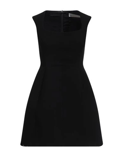 Tory Burch Wool Mini Dress In Black