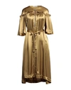 Golden Goose Woman Midi Dress Sage Green Size S Viscose In Sage Green