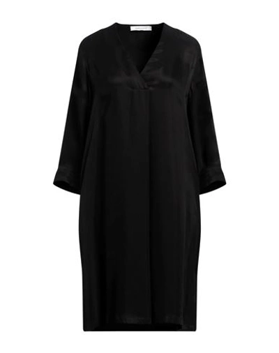 Emma & Gaia Woman Midi Dress Black Size 6 Cupro, Viscose