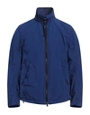 Aspesi Man Jacket Blue Size S Polyester, Polyamide In Blue