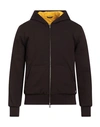 Daniele Alessandrini Homme Man Jacket Dark Brown Size 42 Viscose, Polyamide, Elastane In Brown