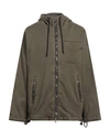 Diesel D-hennes Jogg Man Denim Outerwear Military Green Size L Cotton, Polyester, Elastane In Green