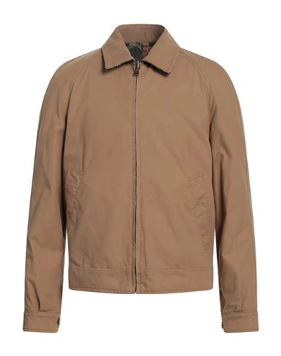 The Seafarer Man Jacket Sand Size 38 Cotton In Beige