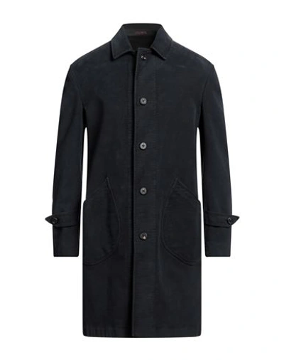 The Gigi Man Coat Midnight Blue Size 42 Cotton, Elastane