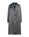 Maison Margiela Woman Overcoat Deep Jade Size 16 Acetate In Green