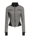 RICHMOND X RICHMOND X WOMAN JACKET BLACK SIZE 6 VIRGIN WOOL, LYCRA