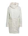 Woolrich Woman Coat Cream Size Xl Cotton In White