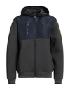 Harmont & Blaine Man Jacket Charcoal Size Xxl Polyester, Viscose, Elastane In Grey