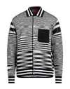 Missoni Man Jacket Black Size 44 Viscose, Cotton, Polyamide, Polyester, Polyurethane In Black