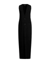 Ann Demeulemeester Woman Overcoat & Trench Coat Black Size 10 Wool, Elastane, Glass In Black