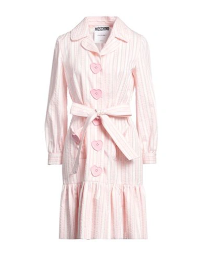 Moschino Woman Mini Dress Light Pink Size 12 Cotton, Silk