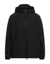 Emporio Armani Man Jacket Black Size 42 Cotton, Elastane In Black