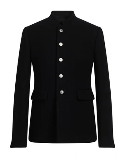Sapio Man Coat Black Size 42 Wool