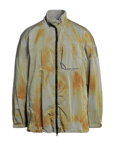 Ahirain Man Overcoat Mustard Size L Polyamide In Yellow