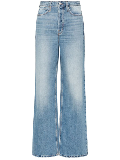Frame The 1978 High-rise Straight-leg Jeans In Blue