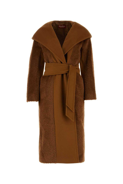 Mm Studio Coats In Brown