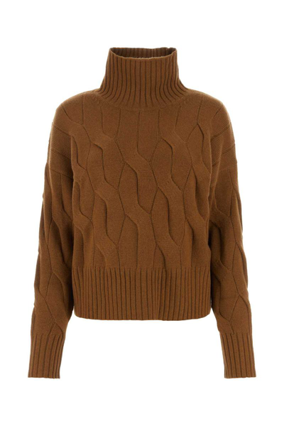 Mm Studio Knitwear In Brown