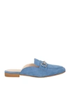 Ovye' By Cristina Lucchi Woman Mules & Clogs Pastel Blue Size 6 Goat Skin