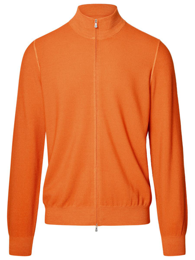 Gran Sasso Orange Virgin Wool Sweater