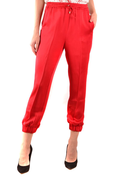 Twinset Trousers In Red