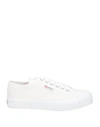 Superga Woman Sneakers White Size 8 Textile Fibers
