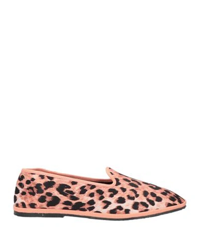 Habille Habillé Woman Loafers Light Pink Size 8 Textile Fibers