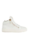 Giuseppe Zanotti Sneakers Hi-top Logo In White