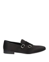 A.testoni A. Testoni Man Loafers Black Size 8 Textile Fibers In Black