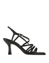 Bruno Premi Woman Sandals Black Size 7 Leather In Black