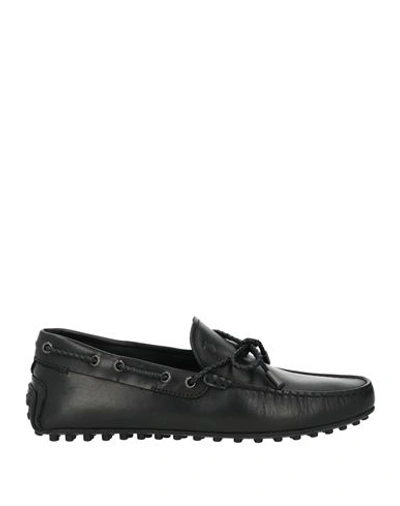 Tod's Man Loafers Black Size 6 Leather
