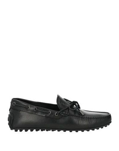 Tod's Man Loafers Black Size 7 Leather