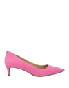 MICHAEL MICHAEL KORS MICHAEL MICHAEL KORS WOMAN PUMPS PINK SIZE 7.5 LEATHER